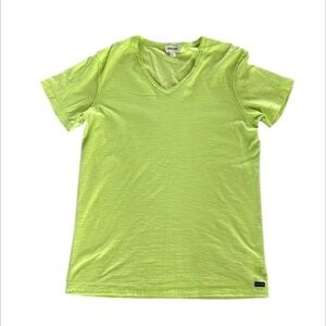 Diesel size small lime green basic tee
